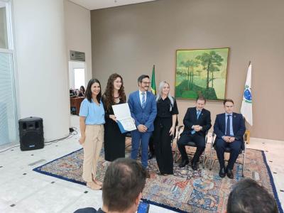 SOS de Laranjeiras do Sul recebe prÃªmio Atitude Inovadora em curitiba